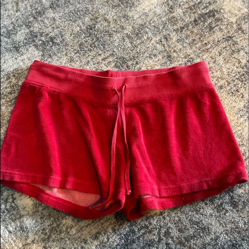 Authentic Hard Tail Terry Shorts - Red
